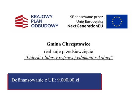 Projekt ''Liderki i liderzy cyfrowej edukacji szkolnej'' finansowany ze środków UE